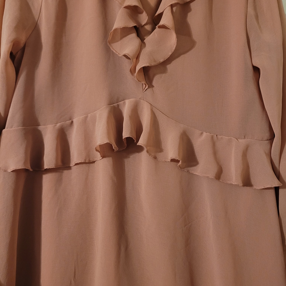 Long Sleeve Ruffled Dress - Picture 3 of 5